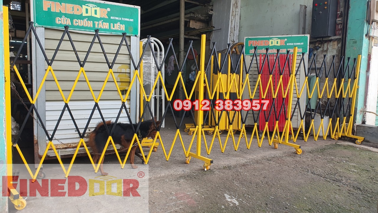 Rào chắn di động, hàng rào xếp, rào xếp chữ T, rào di động có bánh xe, rào xếp finedoor