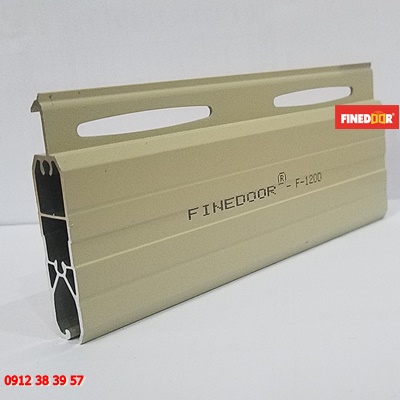 Mẫu lá cửa cuốn Nhôm Finedoor F-120D